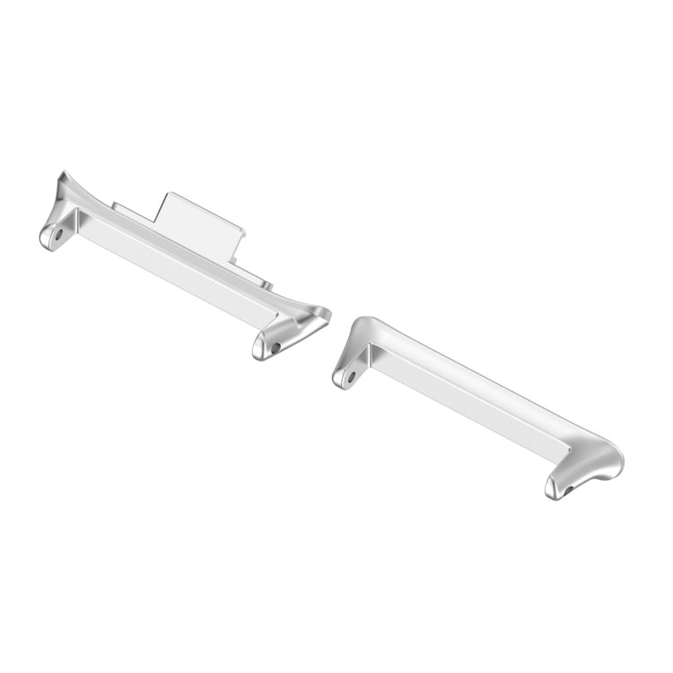 For Xiaomi Smart Band 9 Pro 1 Pair 20mm 316 Stainless Steel Metal Watch Band Connector(Silver) - For Xiaomi by PMC Jewellery | Online Shopping South Africa | PMC Jewellery | Buy Now Pay Later Mobicred