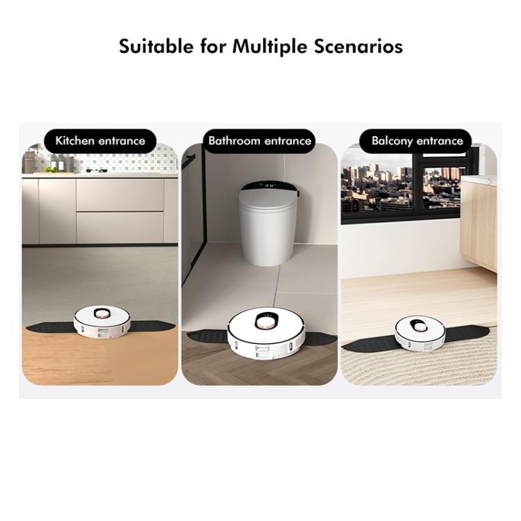 JUNSUNMAY For Ecovacs / iRobot / Mijia / Dreame Sweeping Robot Universal Threshold Bars Ramp Mat(Grey) - free shipping - PMc TechLife - Order now!