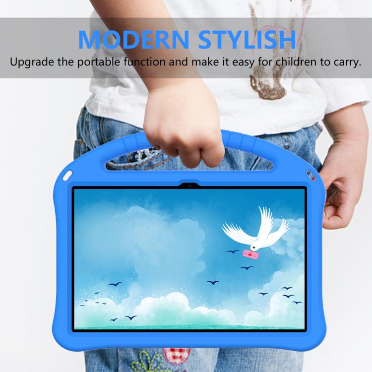 For NEC Lavie Tab T11 T1195 EVA Shockproof Tablet Case with Holder(Blue)