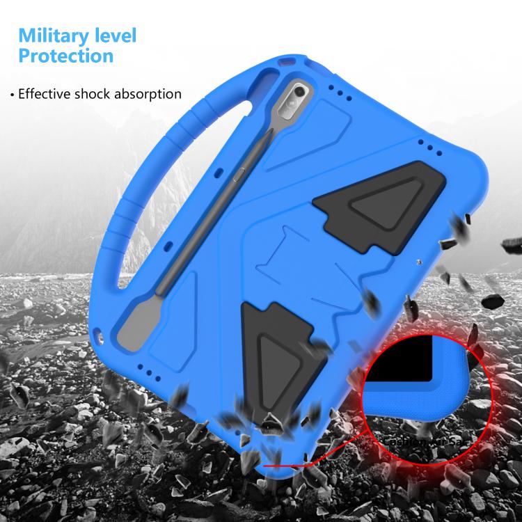 For NEC Lavie Tab T11 T1175FAS EVA Shockproof Tablet Case with Holder(Blue)