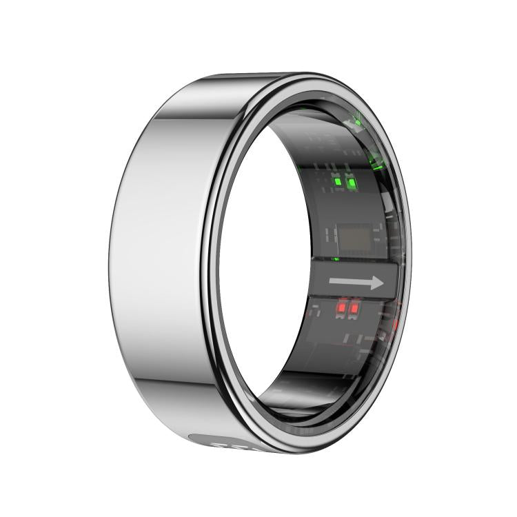 R11 SIZE 12 Smart Ring, Support Heart Rate / Blood Oxygen / Sleep / Multiple Sports Modes(Silver)