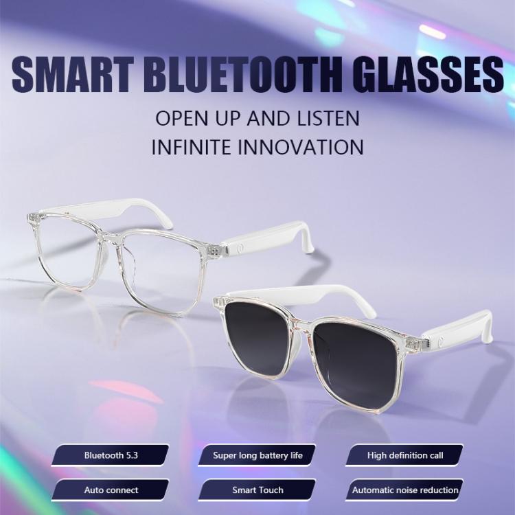 GS03 Smart Glasses, Support AI Smart Chip / Outdoor Sports / Bluetooth Call / Remote Control Photography(White)