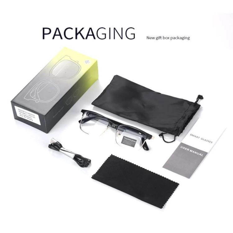 GS06 Smart Glasses, Support AI Smart Chip / Bluetooth Call / Outdoor Sports(Gold) - free shipping - PMC TechLife - Order now!