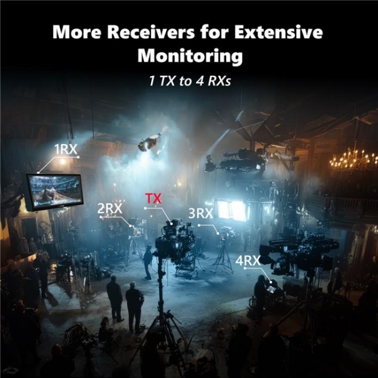 VRRIIS 097PRO Outdoor Live Streaming Audio Video Wireless Transmitter Receiver 4K HD Extender, Plug:UK Plug - Adapter by PMC Jewellery | Online Shopping South Africa | PMC Jewellery | Buy Now Pay Later Mobicred