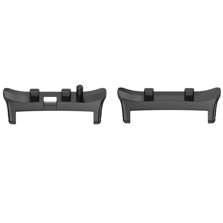 For Huawei Watch D2 1 Pair Metal Head Watch Band Connector(Black) - free shipping - PMC Jewellery - Order now!