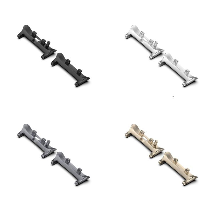 For Huawei Watch D2 1 Pair Metal Head Watch Band Connector(Starlight) - Other Accessories by PMC Jewellery | Online Shopping South Africa | PMC Jewellery | Buy Now Pay Later Mobicred