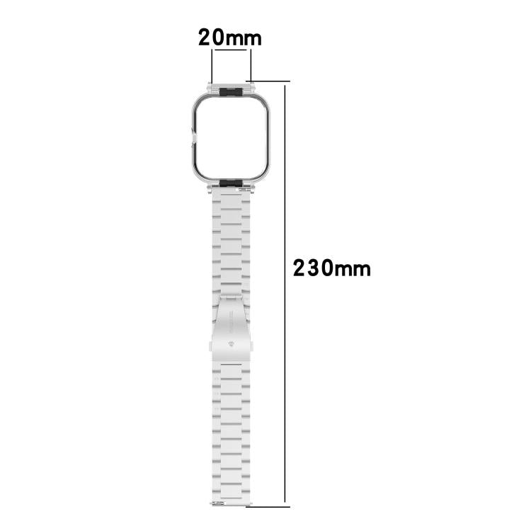 For vivo Watch GT Watch Frame Integrated Three Beads Stainless Steel Watch Band(Gold)