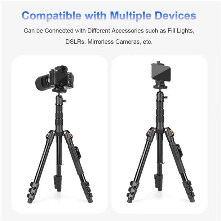 YUNTENG VCT-180 Selfie Stick Foldable Photography Camera Tripod Live Streaming Stand - free shipping - PMC Jewellery - Order now!