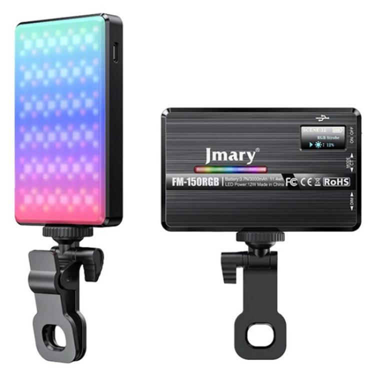 JMARY FM-150RGB For Smartphone Laptop Camera Portable LED RGB Photography Video Light - free shipping - PMC Jewellery - Order now!