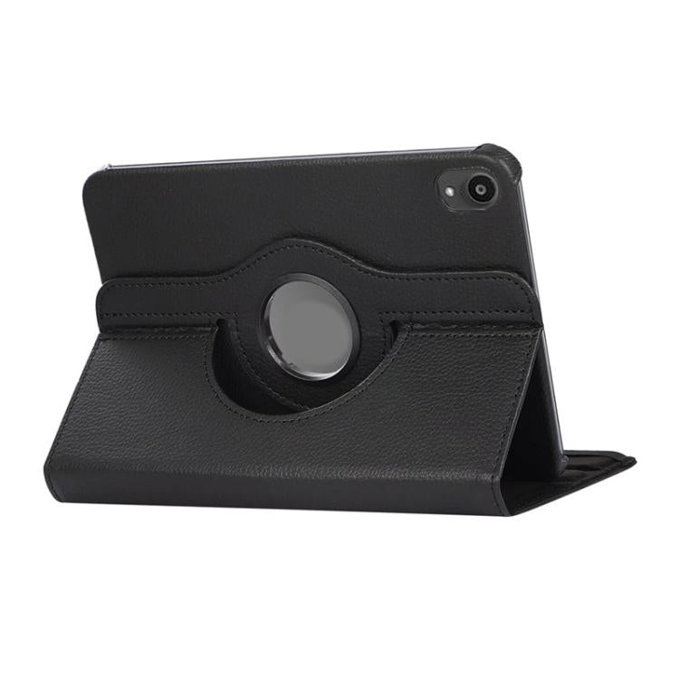 For iPad mini 2024 / mini 6 ENKAY 360 Degree Rotation Litchi Leather Smart Tablet Case(Black) - free shipping - PMC Jewellery - Order now!