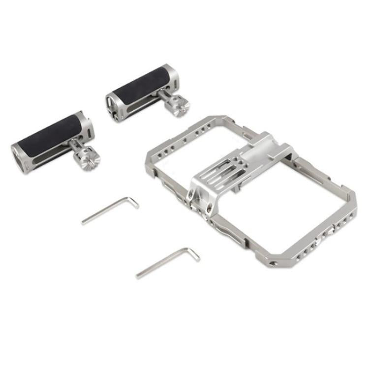 C072 Aluminum Alloy Handheld Smartphone Cage Rig Photography Stabilizer Dual Handle Frame - free shipping - PMC Jewellery - Order now!