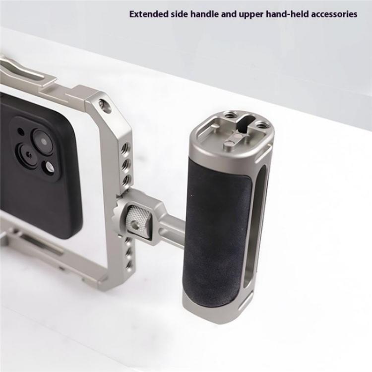 C072 Aluminum Alloy Handheld Smartphone Cage Rig Photography Stabilizer Dual Handle Frame - free shipping - PMC Jewellery - Order now!