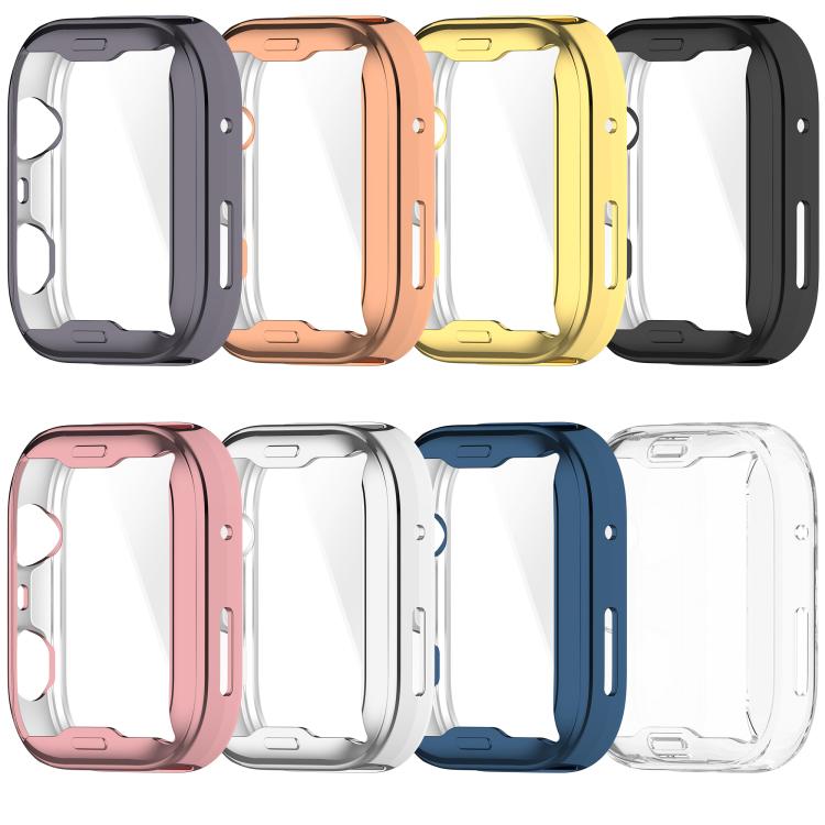 For Huawei Watch Fit 4 Electroplated TPU Full Coverage Watch Protective Case(Black) - free shipping - PMC Jewellery - Order now!