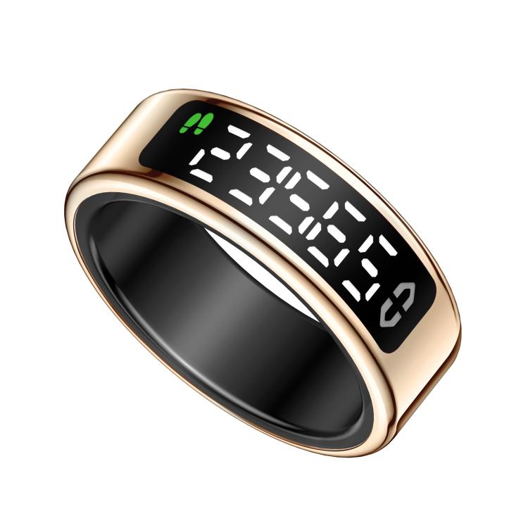 SY01 SIZE 12 Smart Ring, Support Heart Rate / Blood Oxygen / Sleep Monitoring / Multiple Sport Modes(Rose Gold)