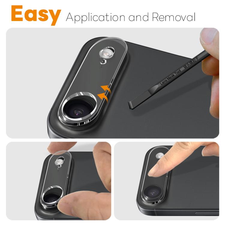 For iPhone 17 Air 2pcs NORTHJO Camera Lens Protector 3D HD Tempered Glass Film(Clear) - iPhone 17 Air Tempered Glass by NORTHJO | Online Shopping South Africa | PMC Jewellery | Buy Now Pay Later Mobicred