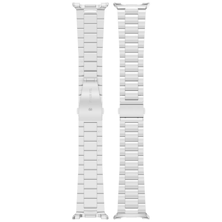 For Samsung Galaxy Watch 8 40 / 44mm Slim Three Beads Stainless Steel Watch Band(Silver) - free shipping - PMC TechLife - Order now!