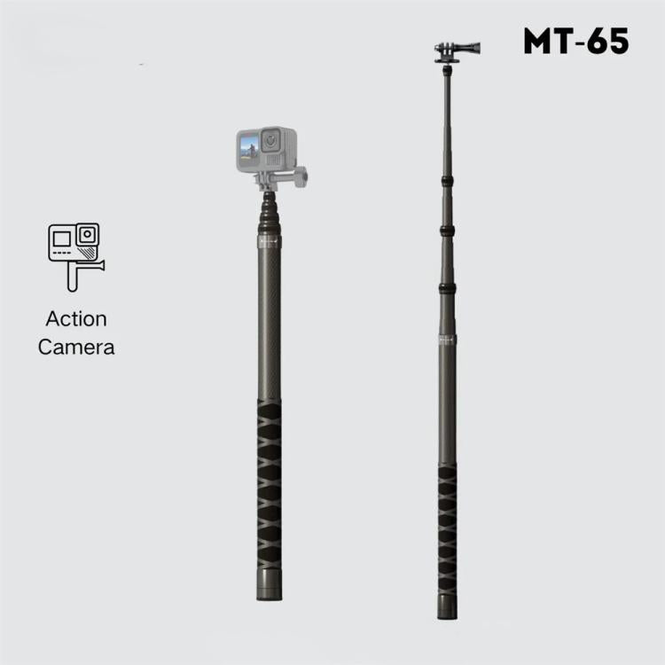 JMARY MT-65 For Action Cameras 3m Carbon Fiber Selfie Stick Monopod 5 Section Extension Pole - free shipping - PMC Jewellery - Order now!