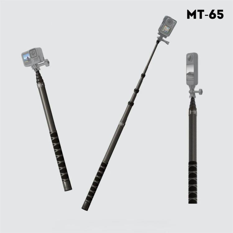 JMARY MT-65 For Action Cameras 3m Carbon Fiber Selfie Stick Monopod 5 Section Extension Pole - free shipping - PMC Jewellery - Order now!