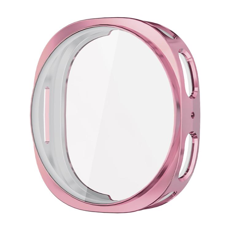For Samsung Galaxy Watch8 40mm ENKAY Hat-Prince Full Coverage Electroplated Soft TPU Case with Screen Protection(Pink)