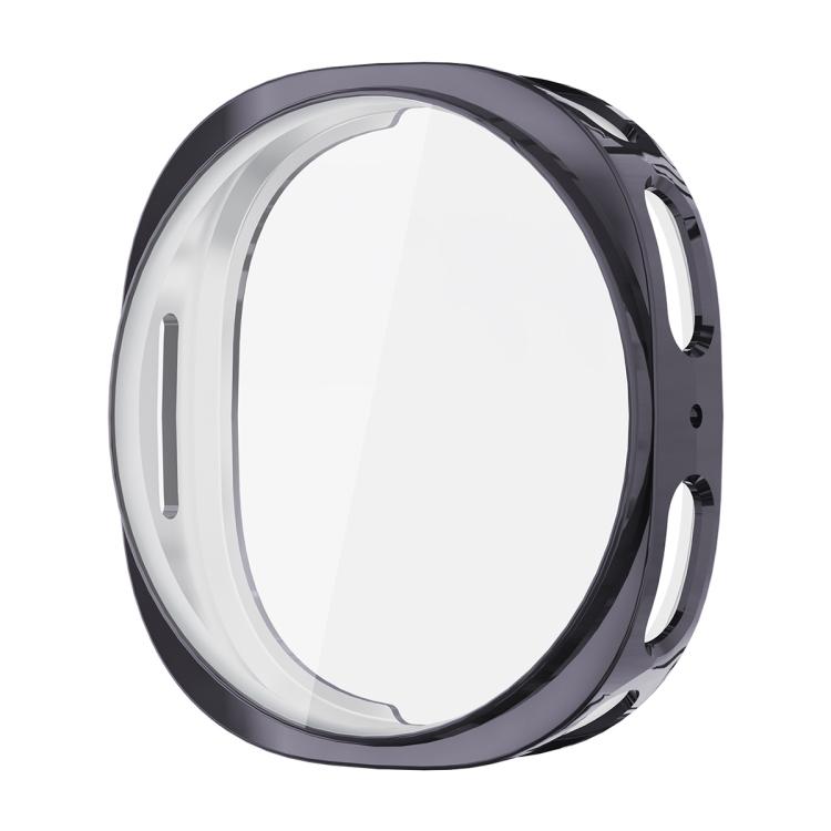 For Samsung Galaxy Watch8 40mm ENKAY Hat-Prince Full Coverage Electroplated Soft TPU Case with Screen Protection(Metal Gray)