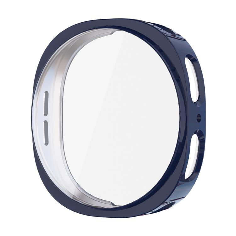 For Samsung Galaxy Watch8 44mm ENKAY Hat-Prince Full Coverage Electroplated Soft TPU Case with Screen Protection(Blue)