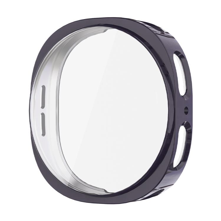 For Samsung Galaxy Watch8 44mm ENKAY Hat-Prince Full Coverage Electroplated Soft TPU Case with Screen Protection(Metal Gray)