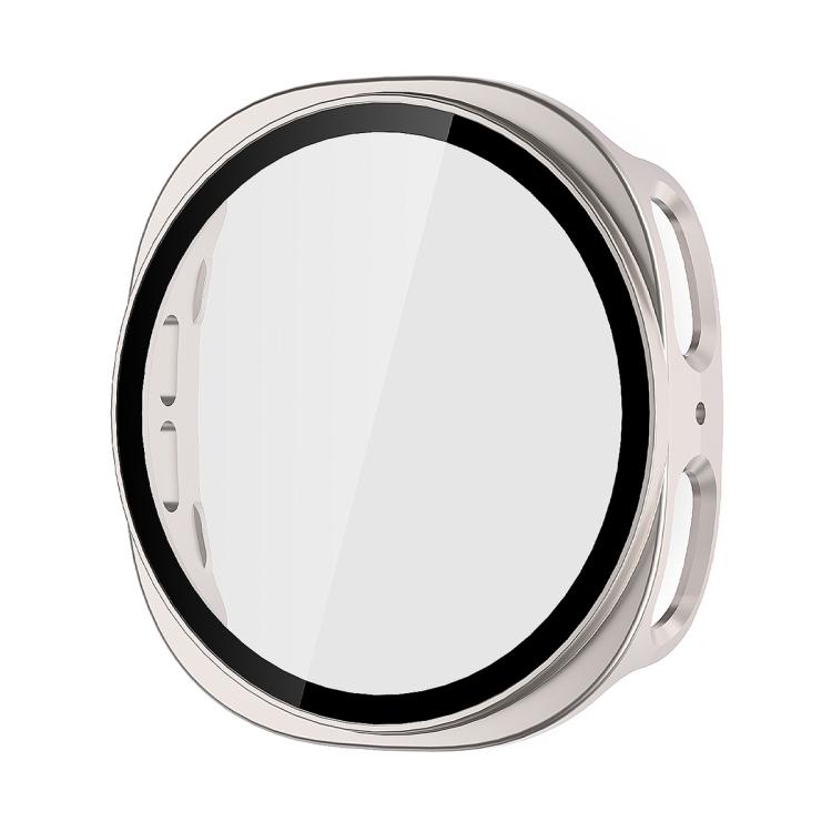 For Samsung Galaxy Watch8 40mm ENKAY Hat-Prince Full Coverage Tempered Glass Film Integrated PC Watch Case(Starlight)