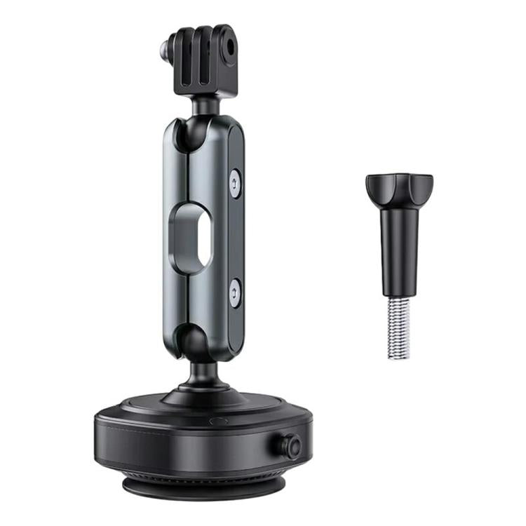 DJ-1 Car Mount Aluminum Alloy Action Camera Holder Electric Vacuum Suction Cup Bracket
