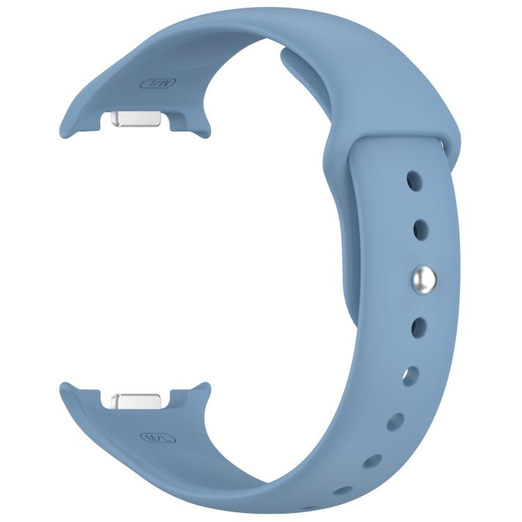 For Samsung Galaxy Watch8 / Watch8 Classic Reverse Buckle Silicone Watch Band(Blue)