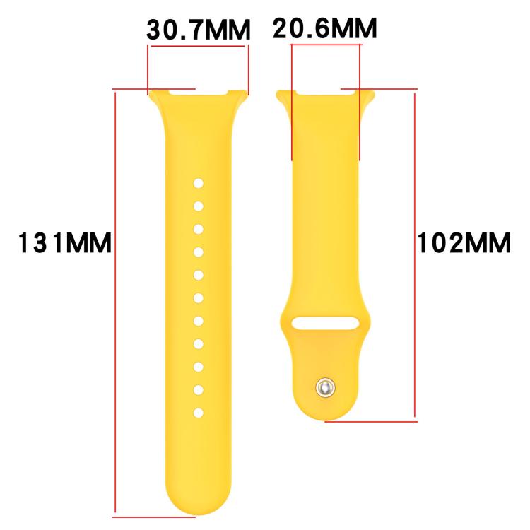For Samsung Galaxy Watch8 / Watch8 Classic Reverse Buckle Silicone Watch Band(Midnight Blue)