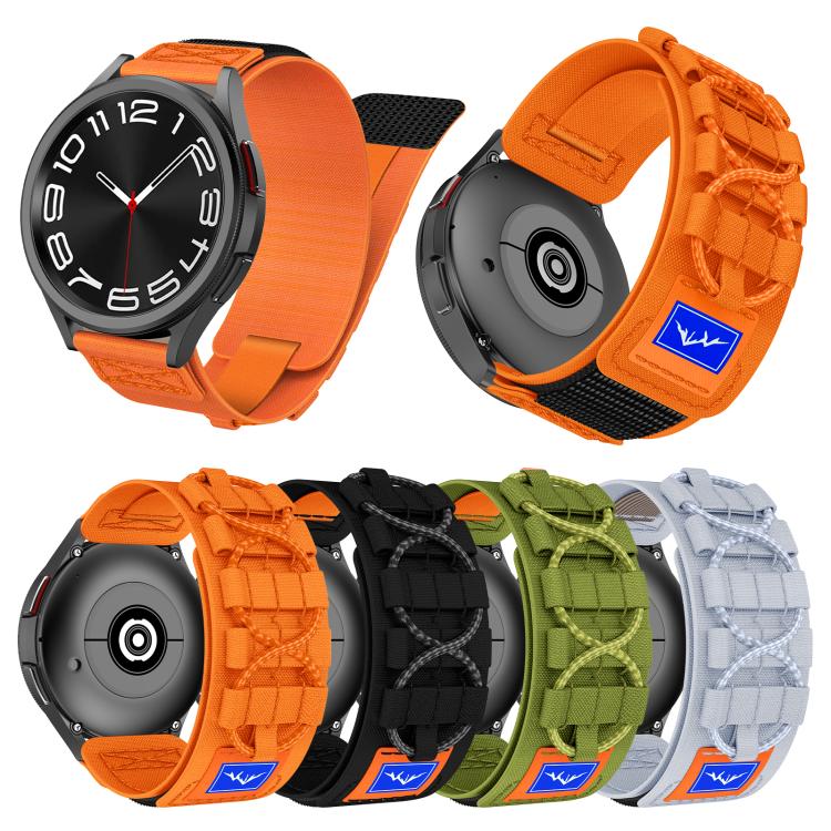 22mm Universal Braided Cord Nylon Hook and Loop Fastener Watch Band(Gray) - free shipping - PMC TechLife - Order now!