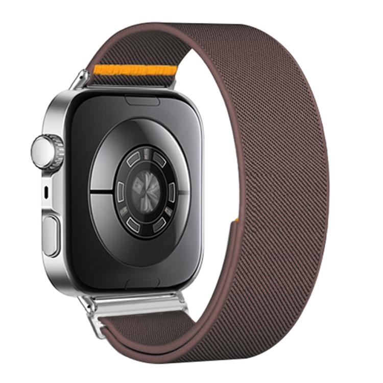 For Huawei Watch Fit3 / Fit4 / Fit4 Pro Adjustable Single Loop Elastic Nylon Watch Band(Smokey Purple)