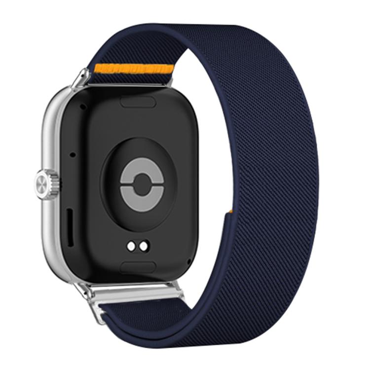 For Xiaomi Smart Band 9 Pro / Redmi Watch 5 Adjustable Single Loop Elastic Nylon Watch Band(Dark Blue)
