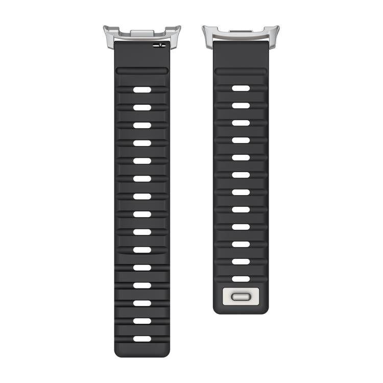 For Samsung Galaxy Watch8 / Watch8 Classic Norman Magnetic Silicone Watch Band(Black)