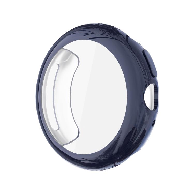 For Google Pixel Watch4 41mm Full Coverage Electroplated TPU Watch Protective Cover(Midnight Blue)