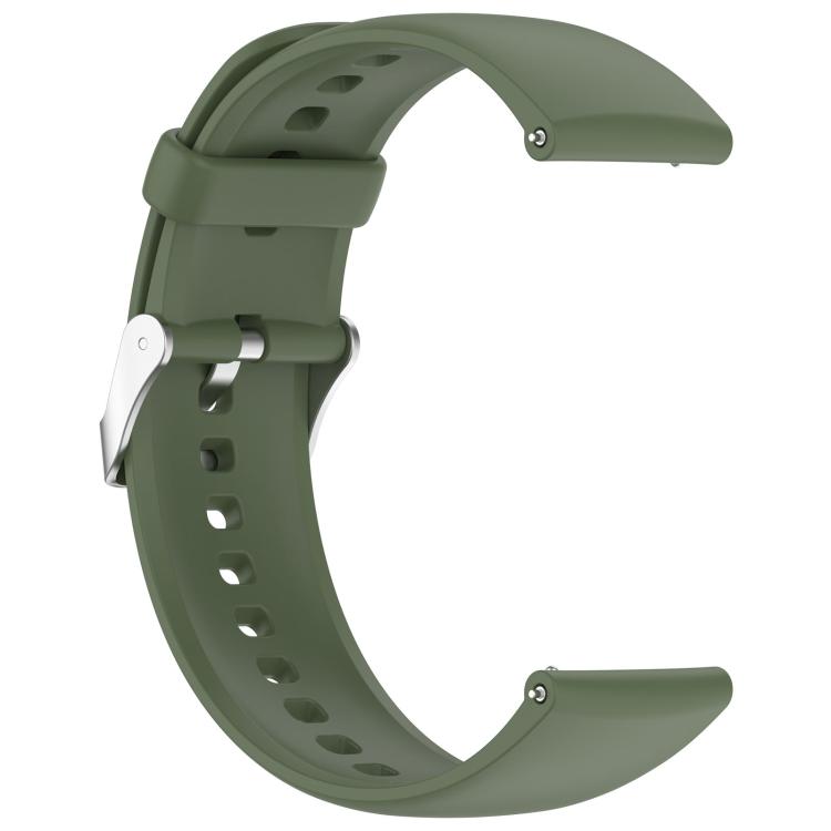 For CMF Watch 3 Pro / CMF Watch Pro2 Solid Color Silicone Watch Band(Dark Green)