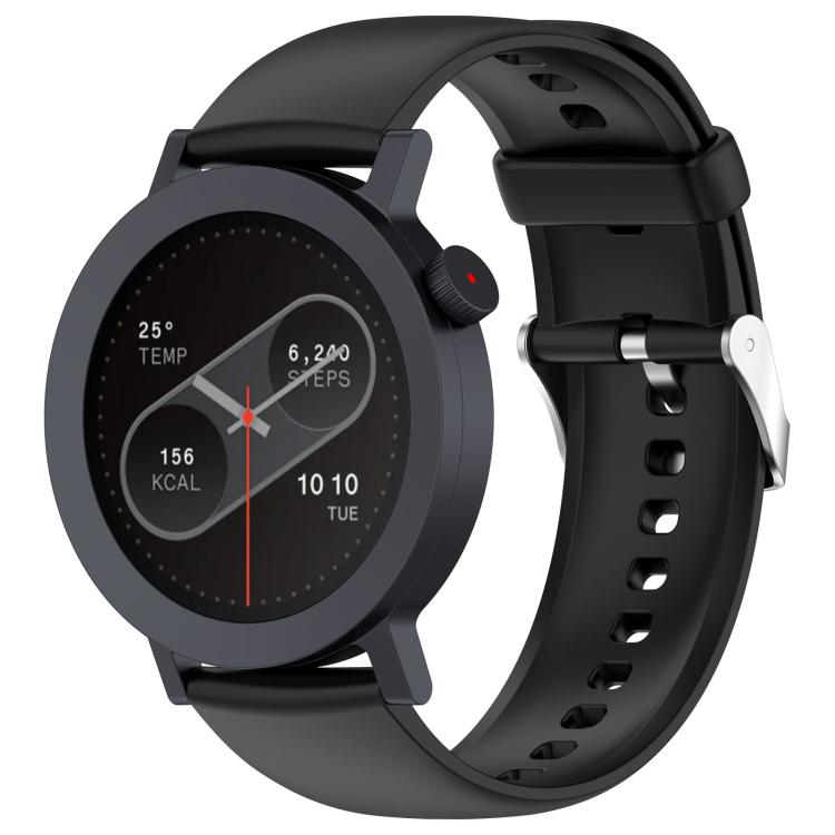 For CMF Watch 3 Pro / CMF Watch Pro2 Solid Color Silicone Watch Band(Black)