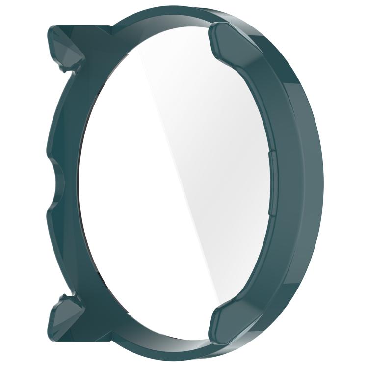For Suunto Run Tempered Film Integrated PC Watch Protective Cover(Pine Green)