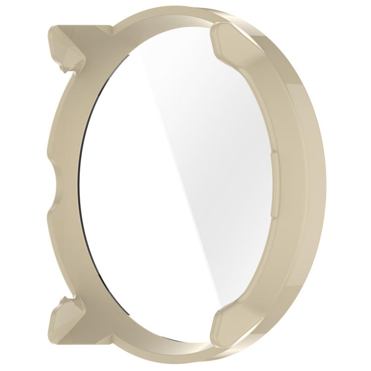 For Suunto Run Tempered Film Integrated PC Watch Protective Cover(Ivory White)