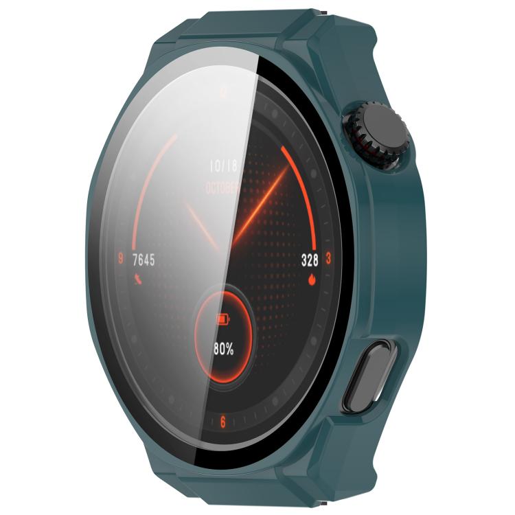 For Honor Watch 5 Ultra Tempered Film Integrated PC Watch Protective Cover(Pine Green)