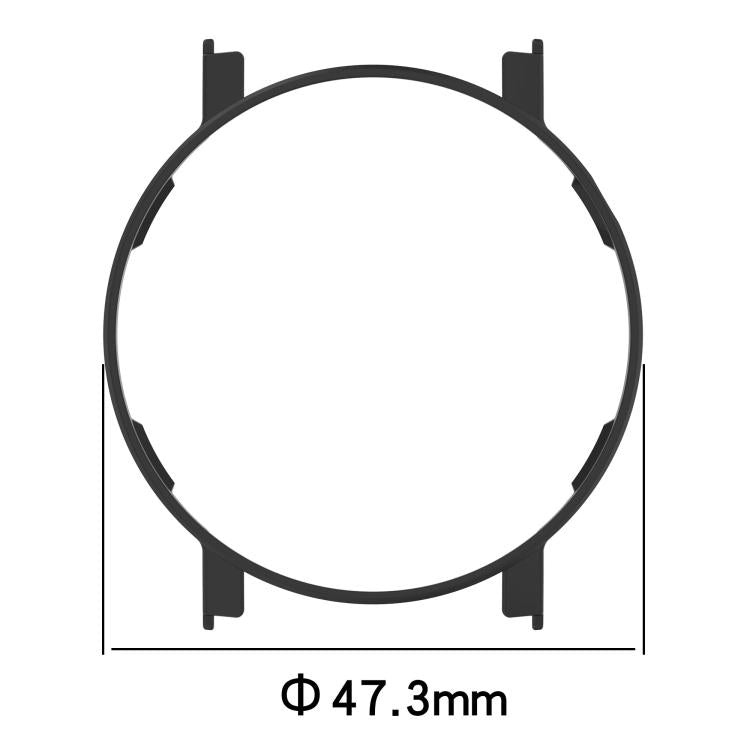 For CMF Watch 3 Pro Half Coverage Hollowed PC Watch Protective Cover(Starlight)