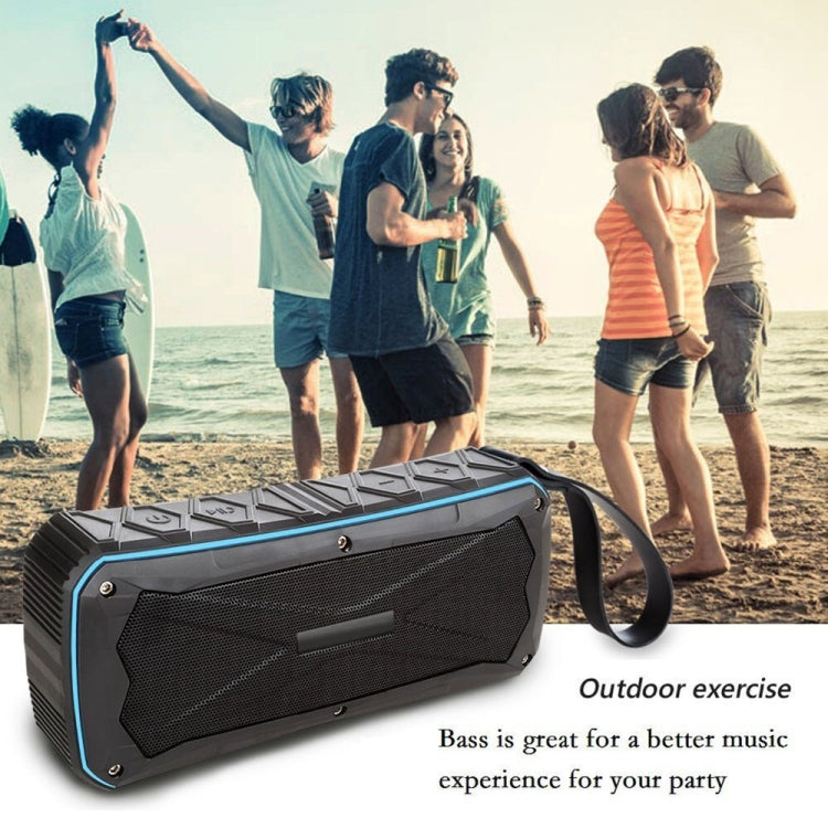 Portable Bluetooth Speaker Super Bass Stereo Wireless Speakers Support IP66 Water-resistant Emergency Charging Handsfree TF