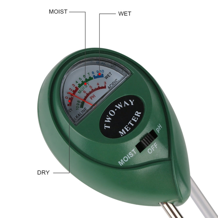 RZ103 Mini Soil PH Moisture Humidity Measuring PH Meter Soil Moisture Monitor Hygrometer Gardening Plant Farming Moisture Tester