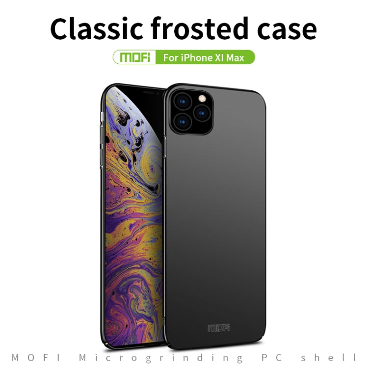 For iPhone 11 Pro Max MOFI Frosted PC Ultra-thin Hard Case (Red)