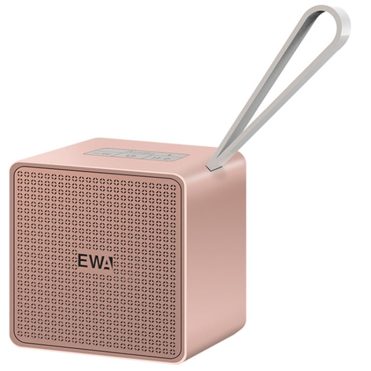 EWA A105 High Hidelity Bluetooth Speaker, Small Size High Power Bass, TWS Bluetooth Technology Support TF(Rose Gold)