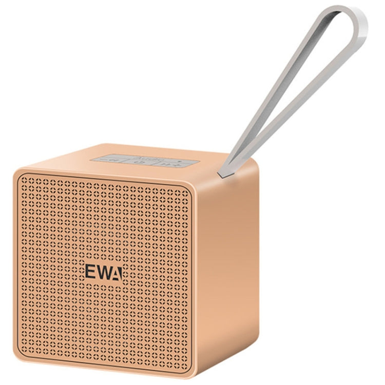 EWA A105 High Hidelity Bluetooth Speaker, Small Size High Power Bass, TWS Bluetooth Technology Support TF(Gold)