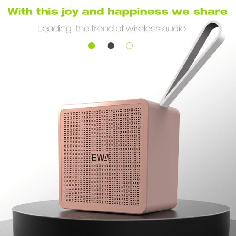EWA A105 High Hidelity Bluetooth Speaker, Small Size High Power Bass, TWS Bluetooth Technology Support TF(Blue)