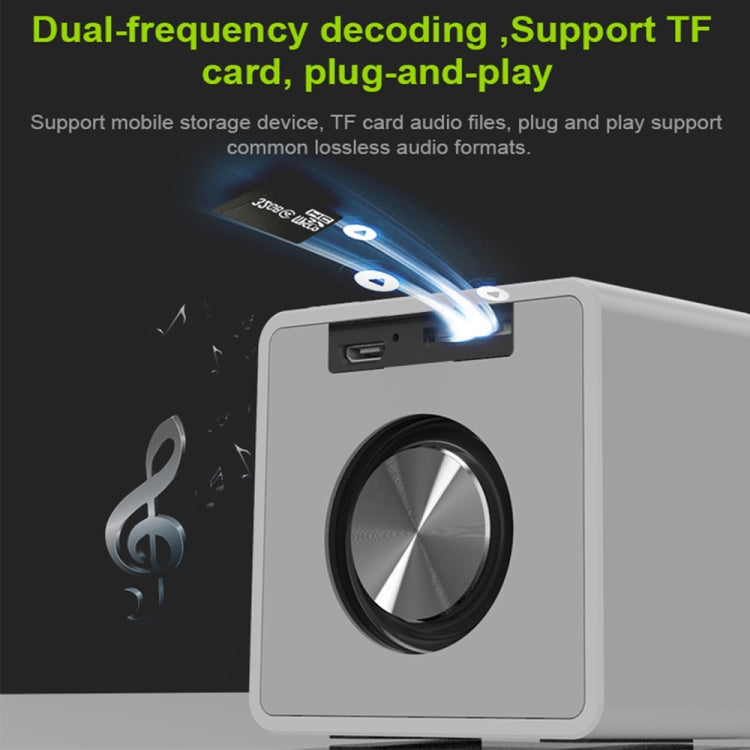EWA A105 High Hidelity Bluetooth Speaker, Small Size High Power Bass, TWS Bluetooth Technology Support TF(Blue)