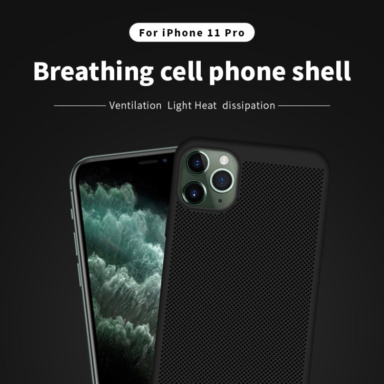 For iPhone 11 Pro MOFI Breathable PC Ultra-thin All-inclusive Protective Case(Red)