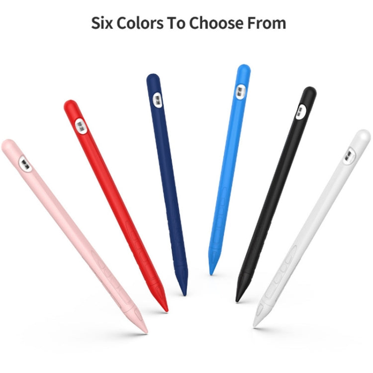 Suitable For Apple Pencil1 Generation StylusTouch Pen Silicone Protective Cover Pen Cap(Navy Blue) - Pencil Accessories by PMC Jewellery | Online Shopping South Africa | PMC Jewellery | Buy Now Pay Later Mobicred